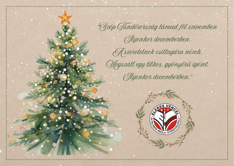 green watercolor illustration christmas greeting card (3)